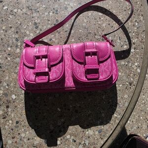 Michael Kors Pink Double Buckle Wristlet